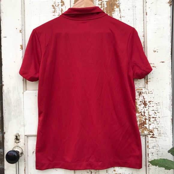 🍄 Nike Golf Red Dri-Fit Polo Shirt - Picture 6 of 8